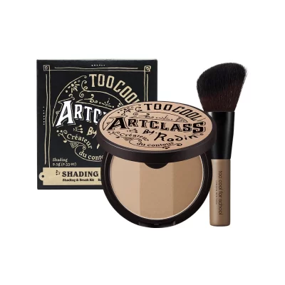 Artclass By Rodin Shading Master with Brush | Korean Contour Palette | Bronzer Face Powder (#2 Modern)