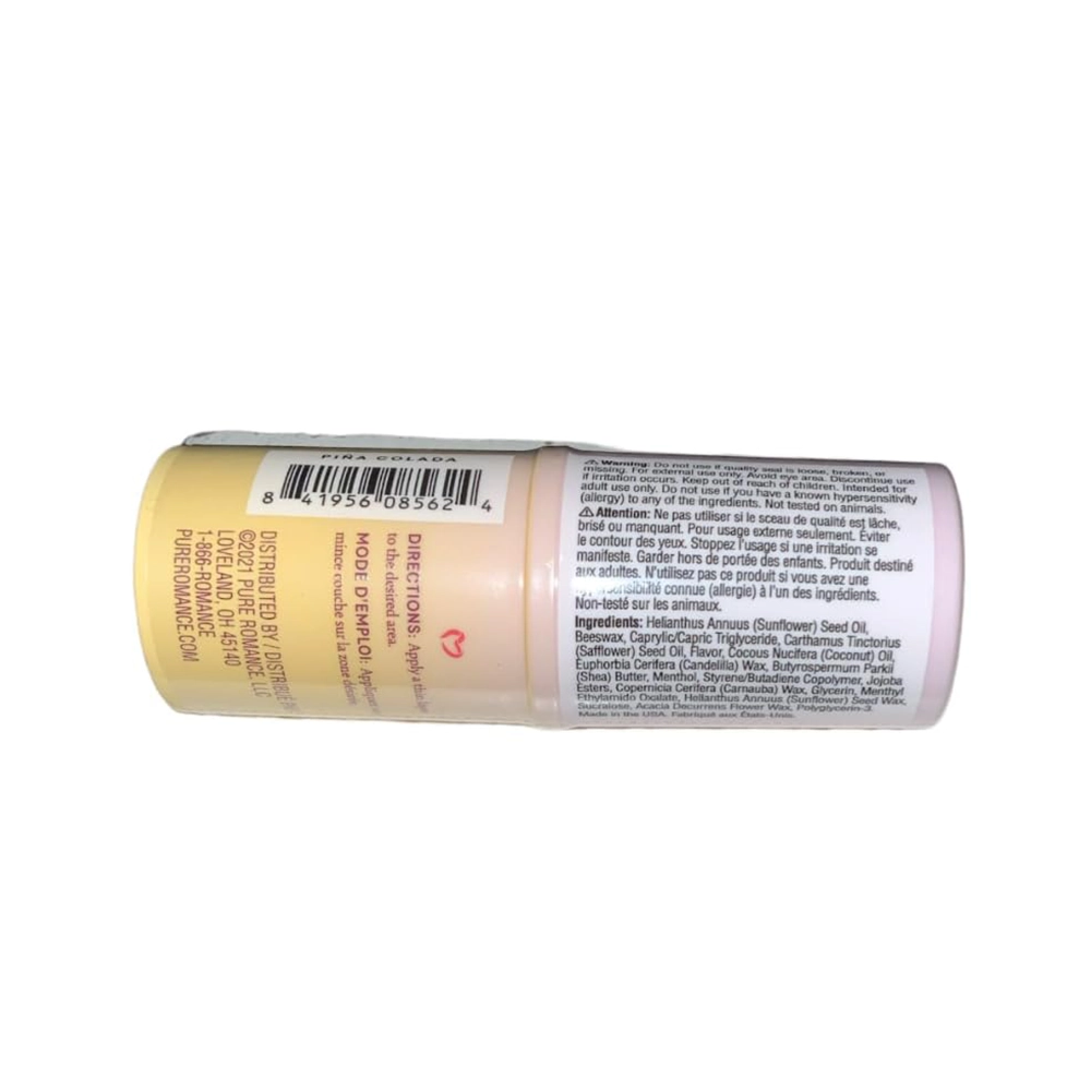 Pure Romance Bosom Buddy Tingling Pia Colada Lip & Nipple Balm, 0.35 oz - Image 4