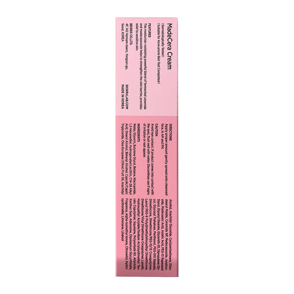 MadeCera Moisturizing Cream | Hydrating & Replenishing Facial Moisturizer for Sensitive Skin - 50ml - Image 8