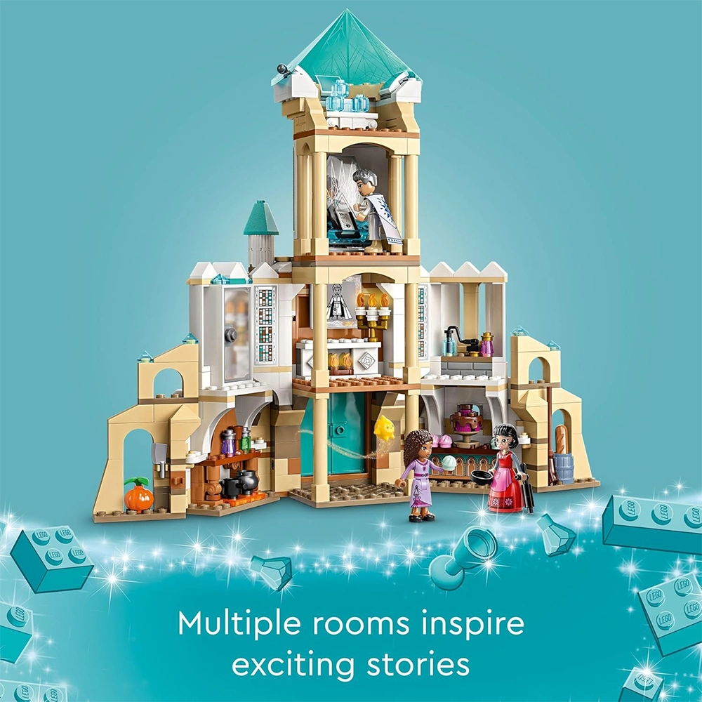LEGO Disney Wish: King Magnifico’s Castle 43224 Building Toy Set, A Collectible Set for Kids Ages 7 and up - Image 3