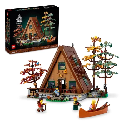 LEGO Ideas A-Frame Cabin 21338 Collectible Display Set
