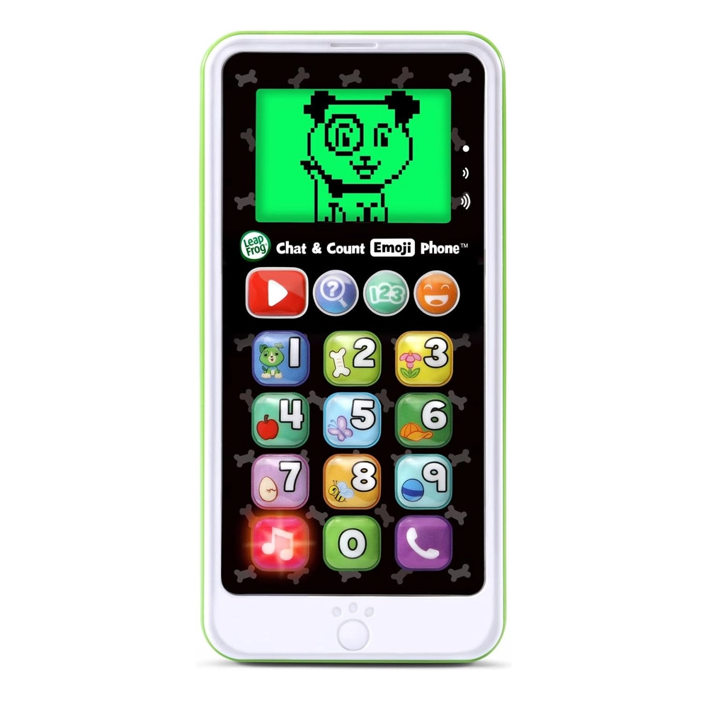LeapFrog Chat and Count Emoji Phone, Green - Image 2