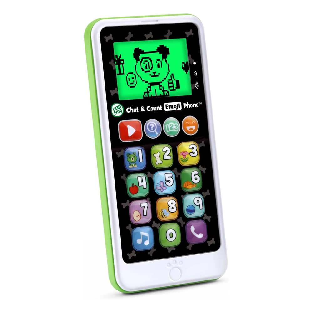 LeapFrog Chat and Count Emoji Phone, Green - Image 3