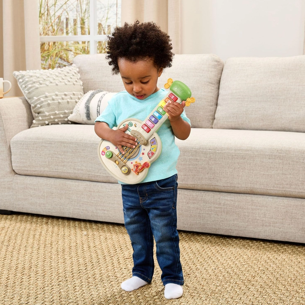LeapFrog Strum and Count Wooden Guitar, Musical Toddler Toy - Image 6