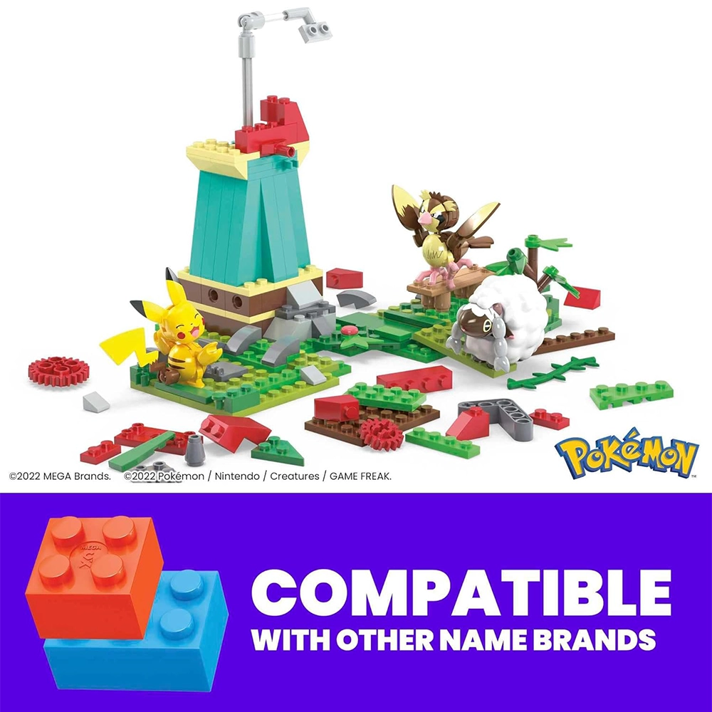 MEGA Pokémon Building Toys Set, Countryside Windmill with 240 Pieces - Image 3