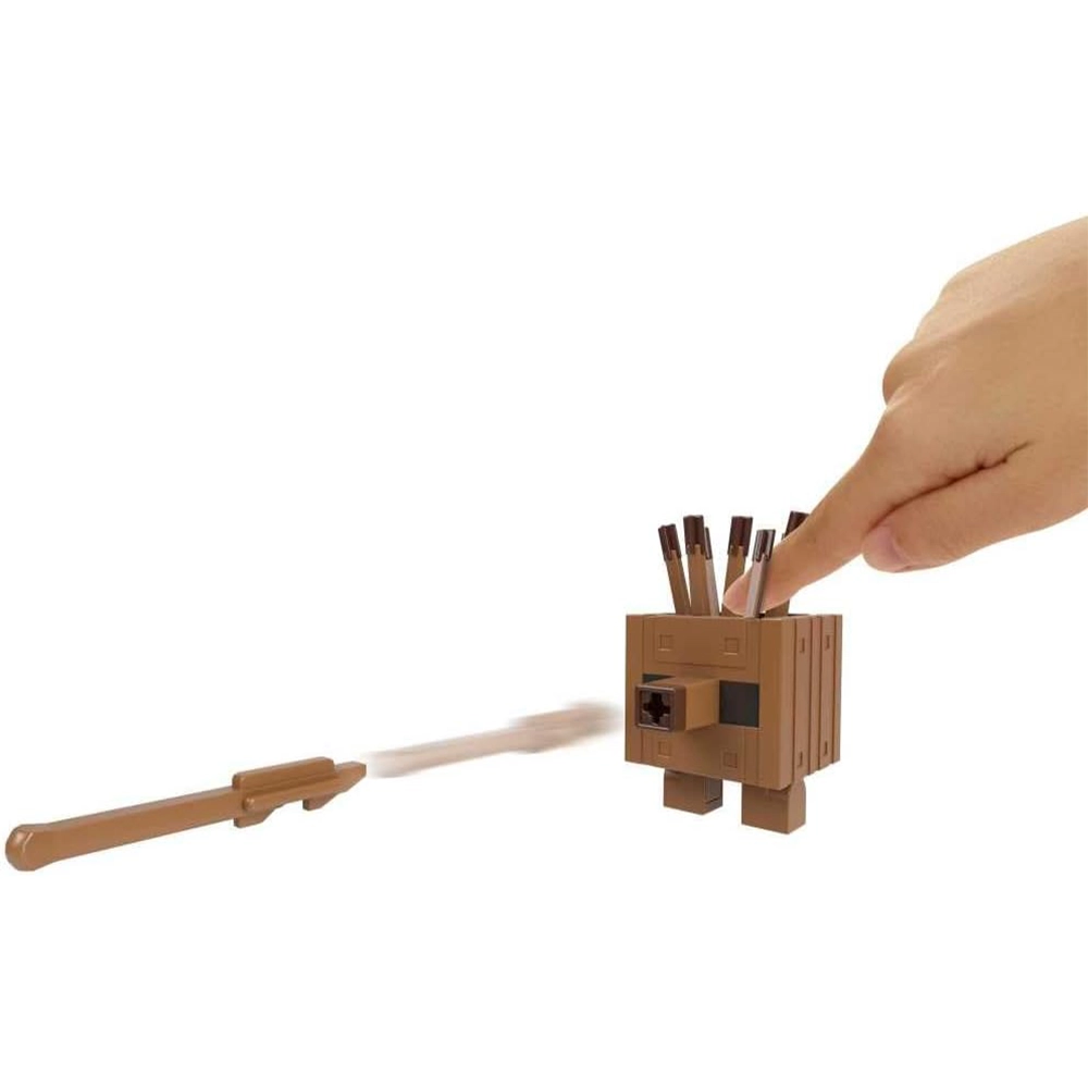 Mattel Minecraft Legends Action Figure, Plank Golem with Attack Action & Accessory - Image 3