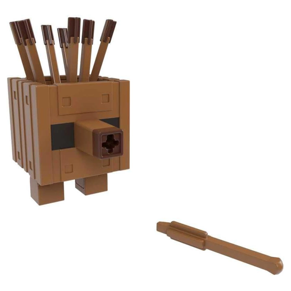 Mattel Minecraft Legends Action Figure, Plank Golem with Attack Action & Accessory - Image 4