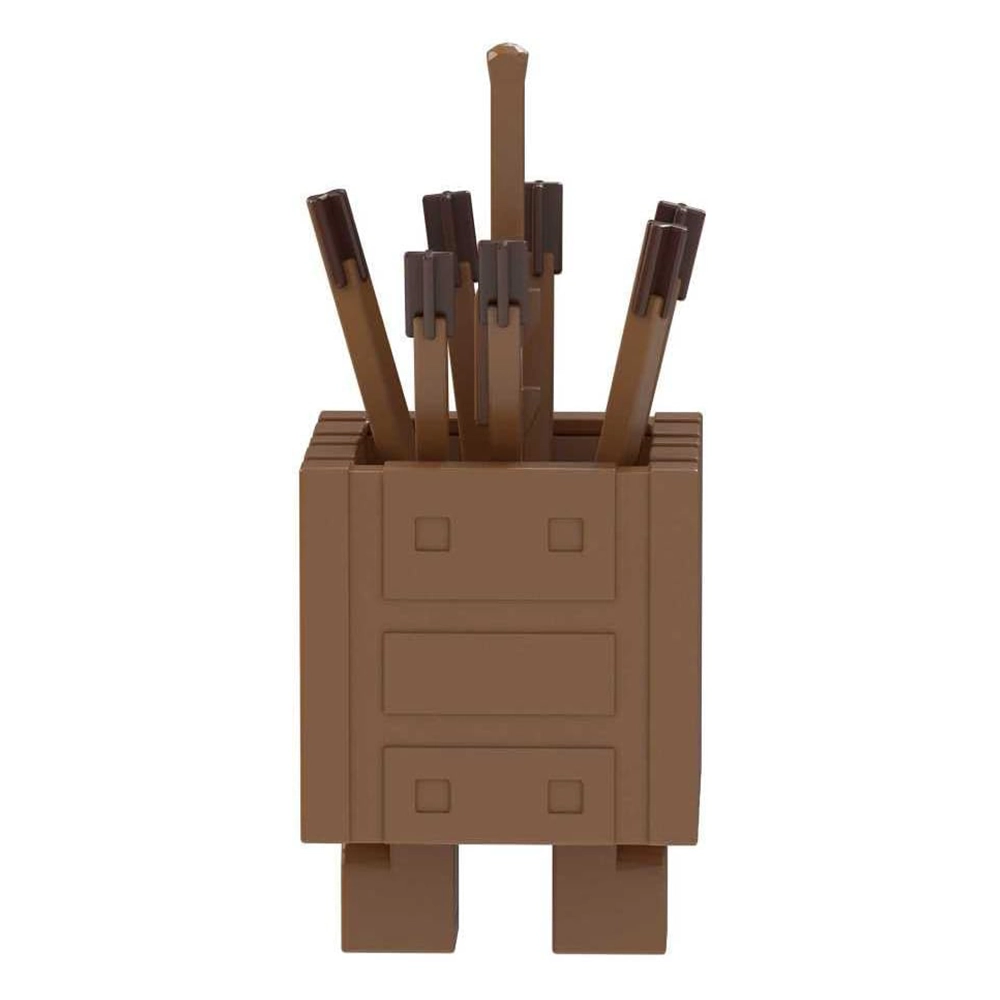 Mattel Minecraft Legends Action Figure, Plank Golem with Attack Action & Accessory - Image 5