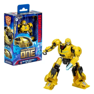 One Prime Changer Bumblebee (B-127) 5-Inch Robot Action Figure, Toys for Ages 6 and Up