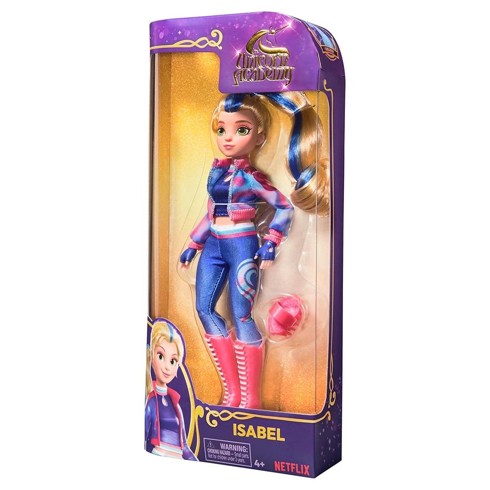 Unicorn Academy, Isabel Doll with 5 Accessories, 9.5”, for Girls Ages 4 and up - Image 8