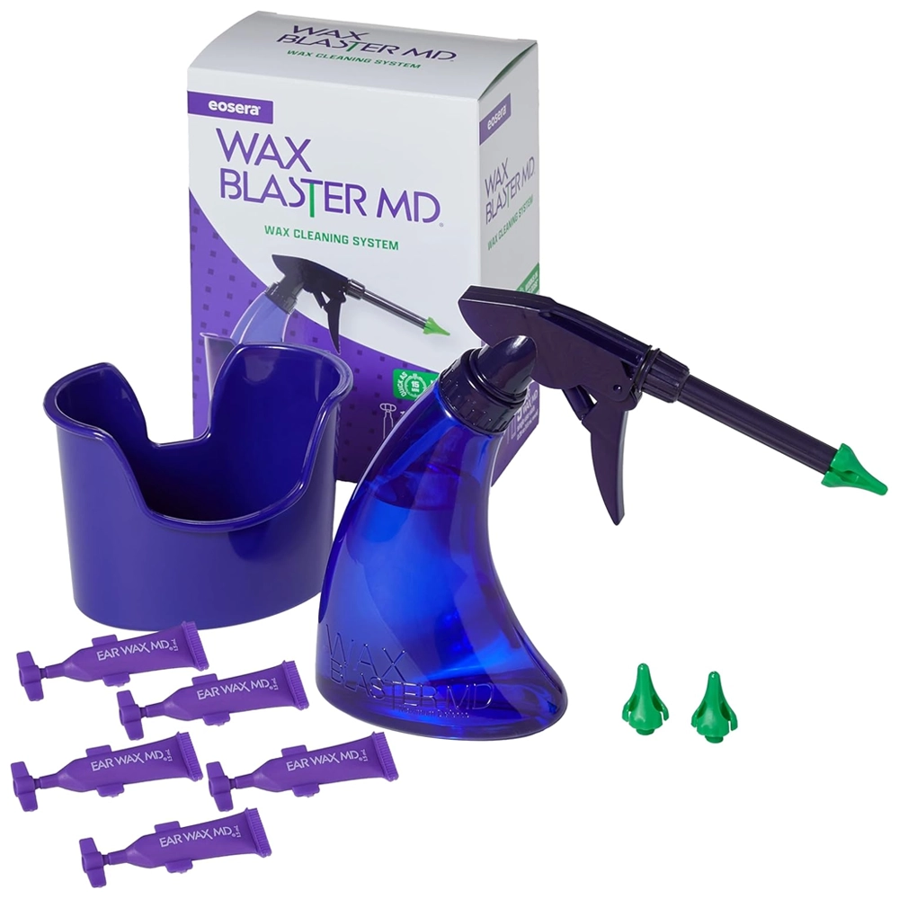eosera® Wax Blaster MD®- Ear Wax Cleaning System with 5-ct Single Use Vials - Image 2