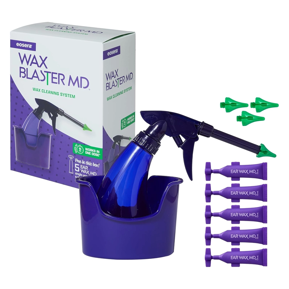 eosera® Wax Blaster MD®- Ear Wax Cleaning System with 5-ct Single Use Vials - Image 4
