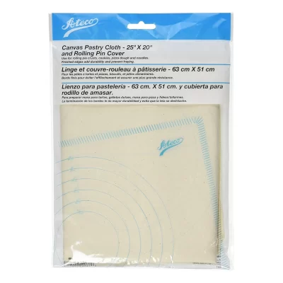 Ateco Canvas Pastry Cloth and Rolling Pin Cover