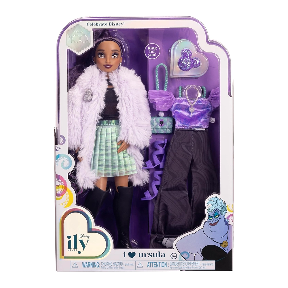 Disney ily 4EVER Dolls Disney 100 – Ursula 11.5″ Tall with 13 Points of Articulation - For girls ages 6 and up - Image 5