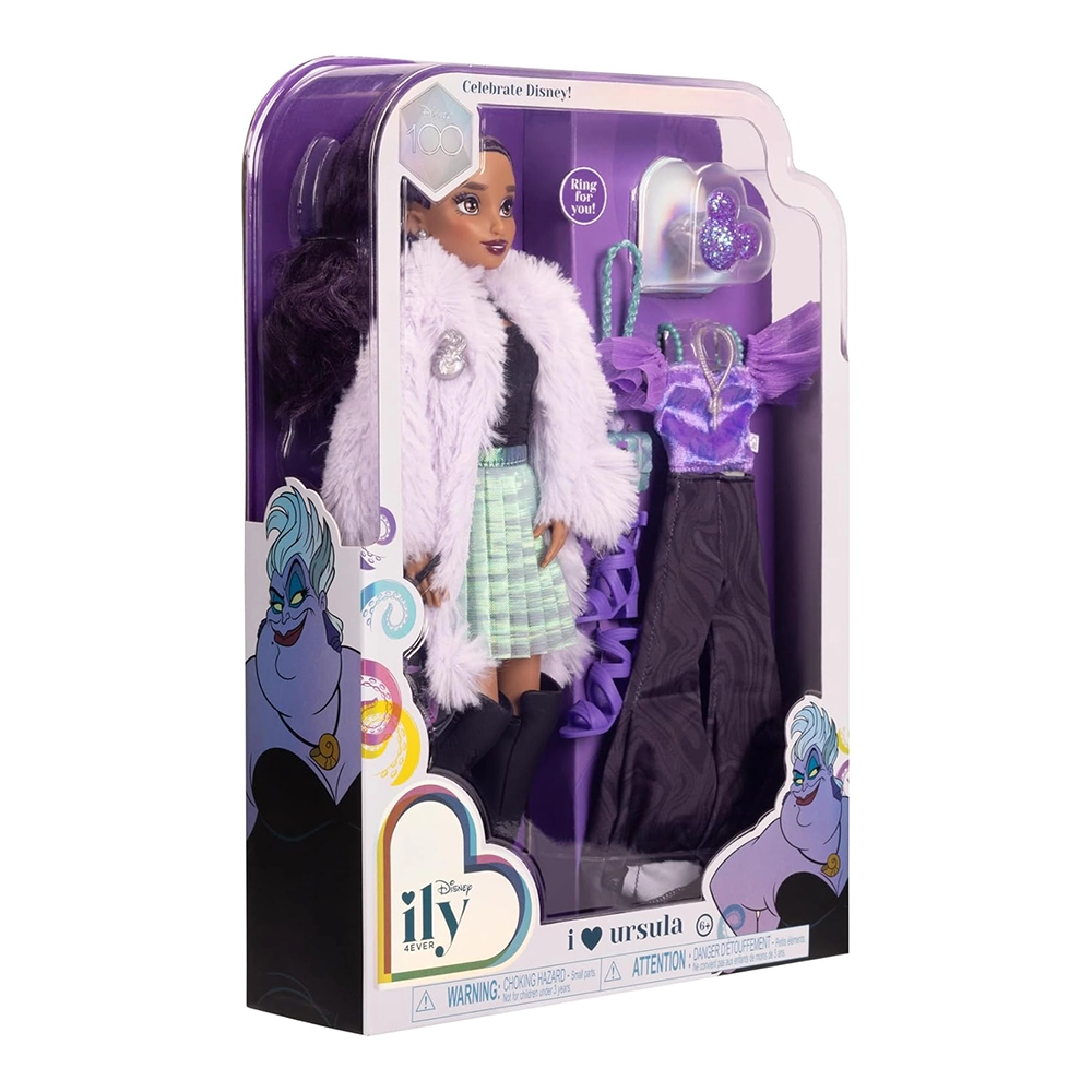 Disney ily 4EVER Dolls Disney 100 – Ursula 11.5″ Tall with 13 Points of Articulation - For girls ages 6 and up - Image 7