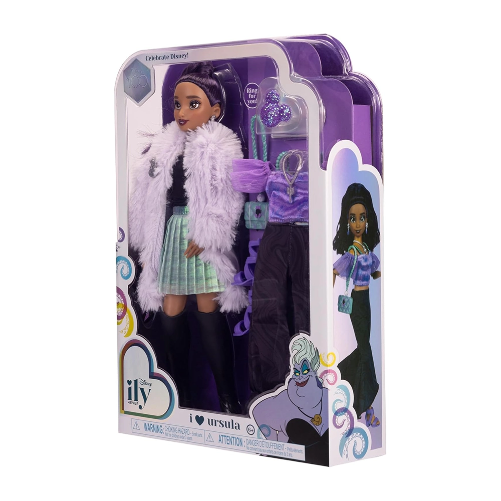 Disney ily 4EVER Dolls Disney 100 – Ursula 11.5″ Tall with 13 Points of Articulation - For girls ages 6 and up - Image 8