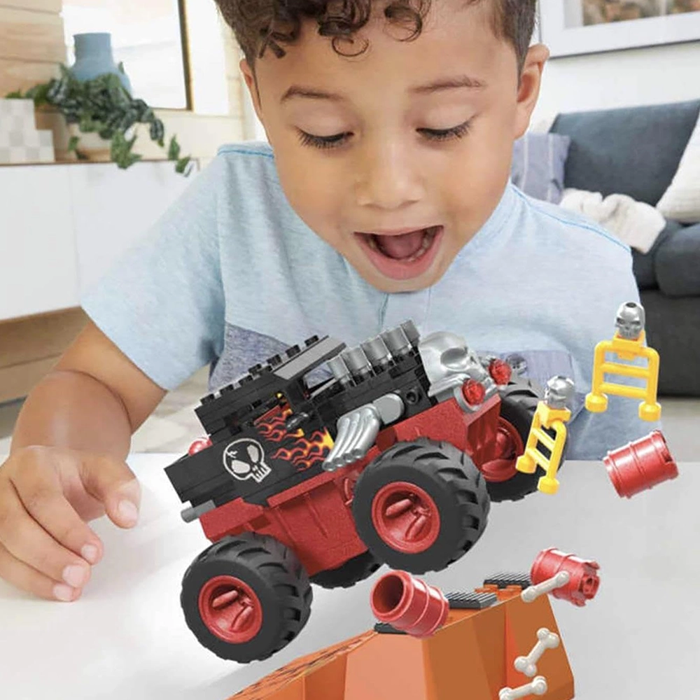 MEGA Hot Wheels Monster Trucks Toy Car Building Set - Image 6