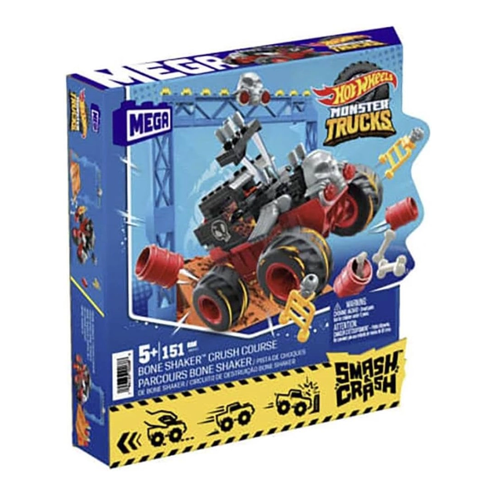 MEGA Hot Wheels Monster Trucks Toy Car Building Set - Image 7