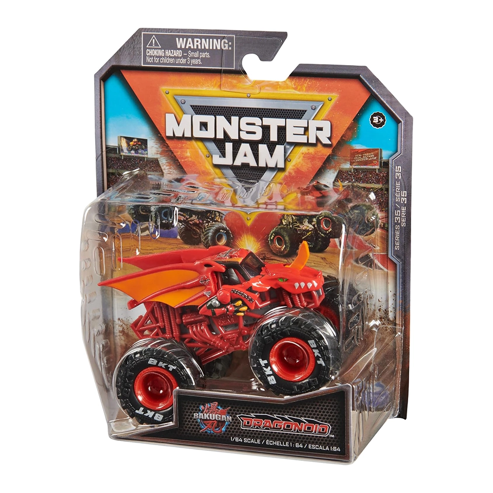 Monster Jam, Official Bakugan Dragonoid Monster Truck, Die-Cast Vehicle, Toys for Ages 3 and up - Image 7